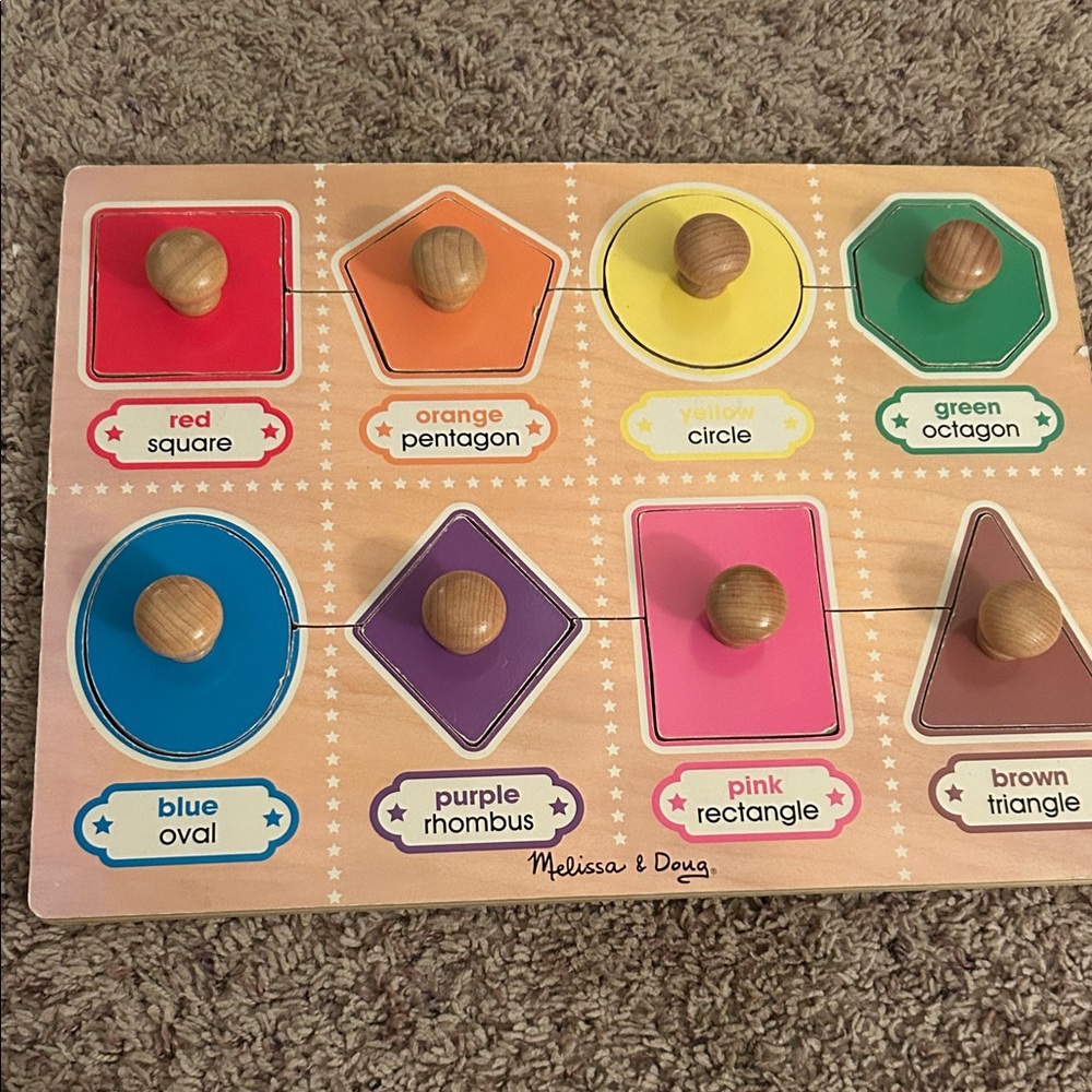 Melissa and Doug: shapes and colors puzzle